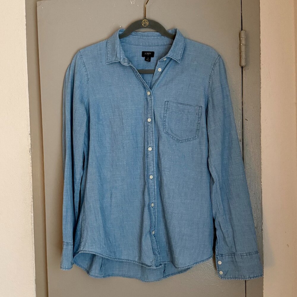 J Crew Factory Denim Button Down